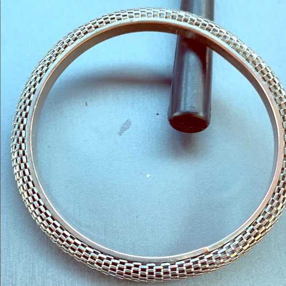 Vintage Jewelry - STERLING SILVER PLATED BANGLE VINTAGE